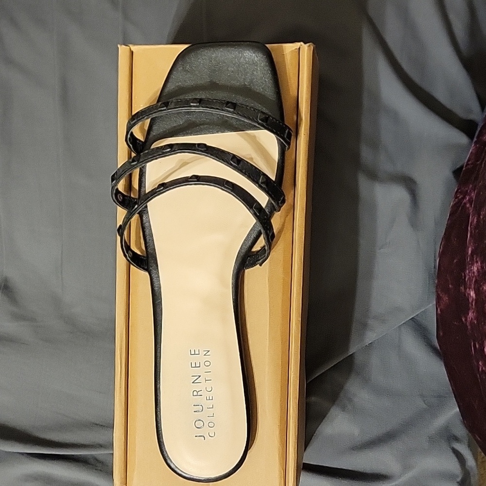 MAKE AN OFFER! Journee Studded Sandals - Picture 2 of 4
